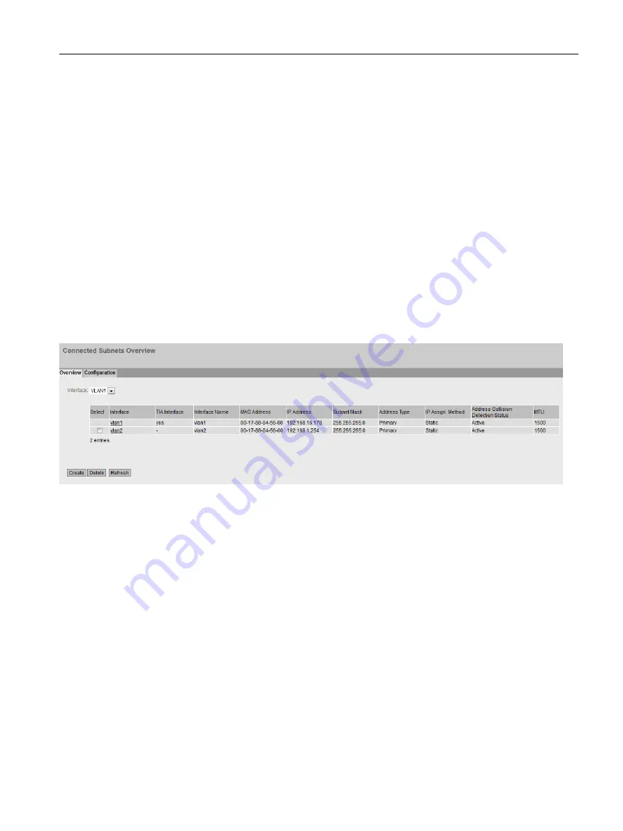 Siemens SCALANCE W1788-1 M12 Configuration Manual Download Page 283