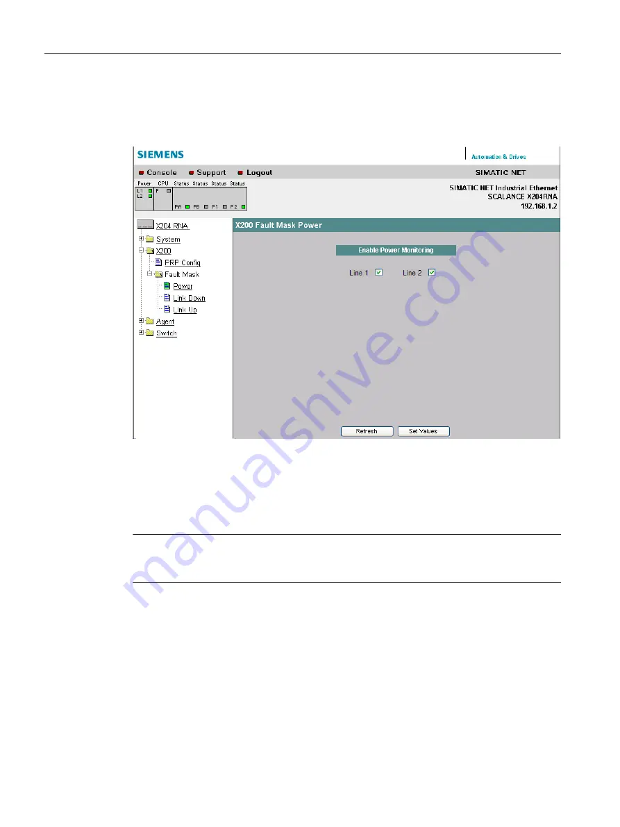 Siemens SCALANCE X-200RNA Operating Instructions Manual Download Page 100