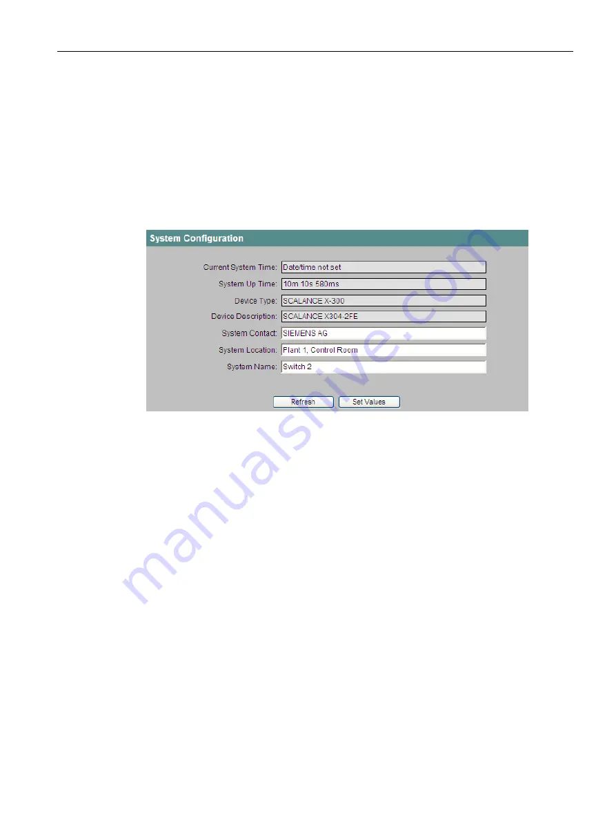 Siemens SCALANCE X-300 Configuration Manual Download Page 41