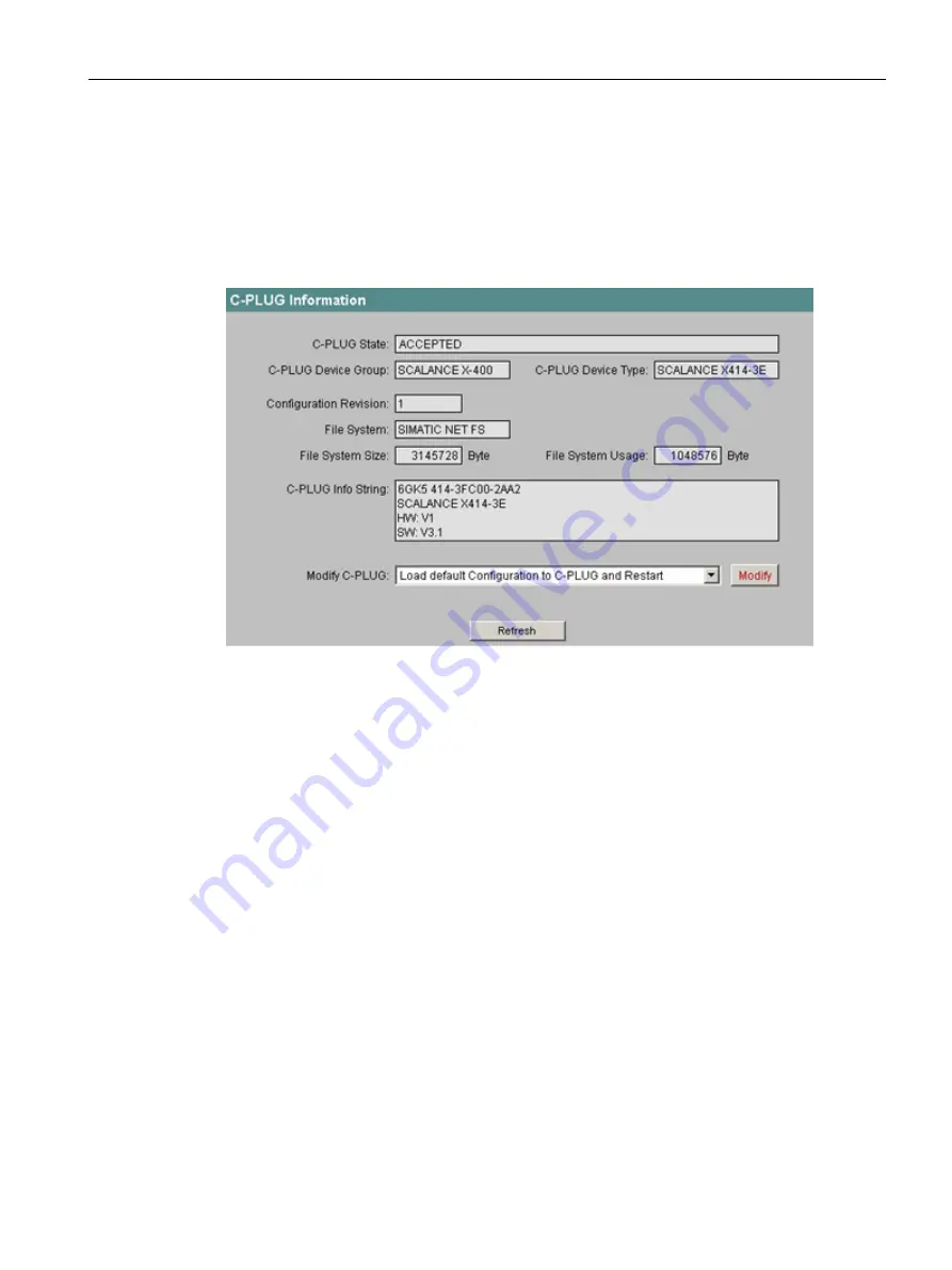 Siemens SCALANCE X-300 Configuration Manual Download Page 57