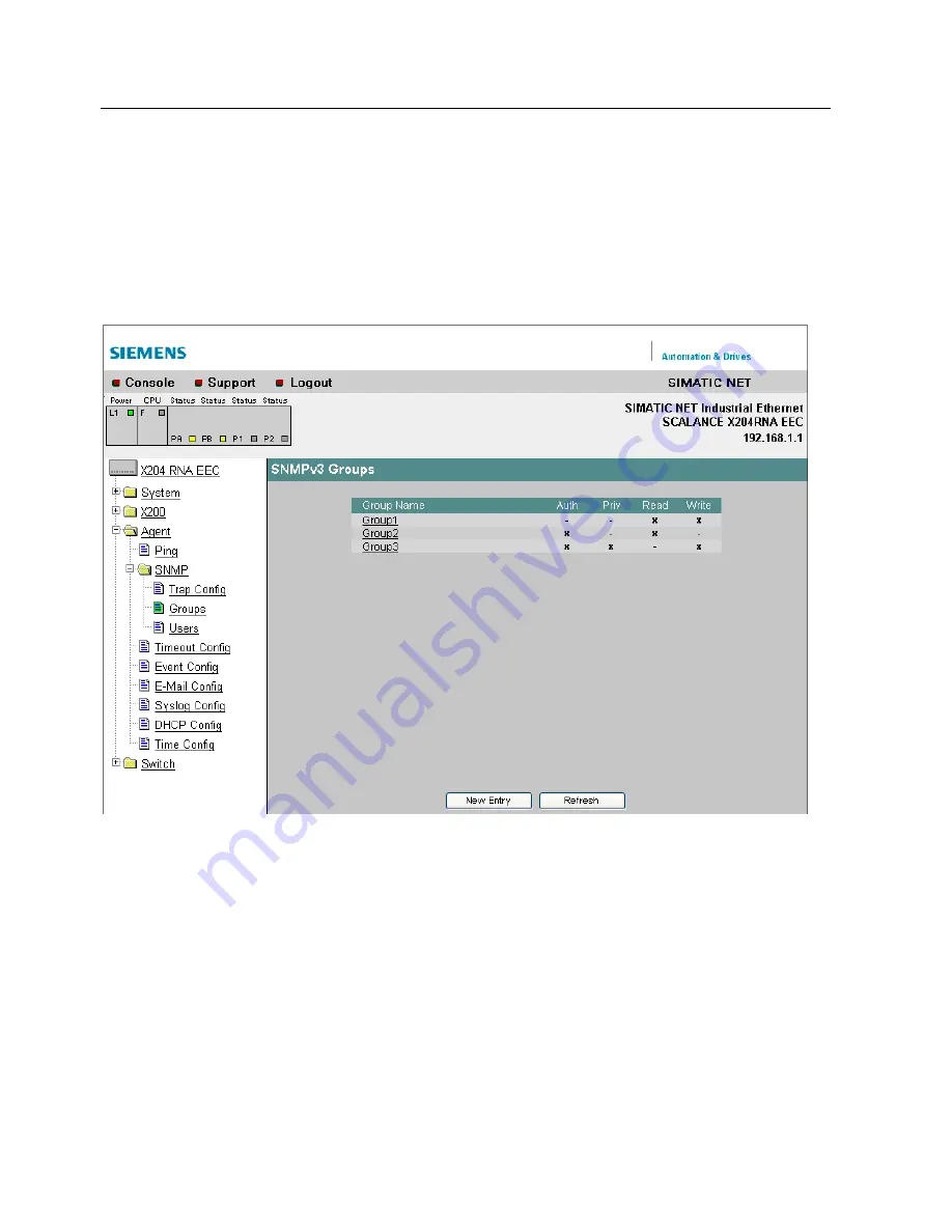 Siemens SCALANCE X204RNA EEC Скачать руководство пользователя страница 74