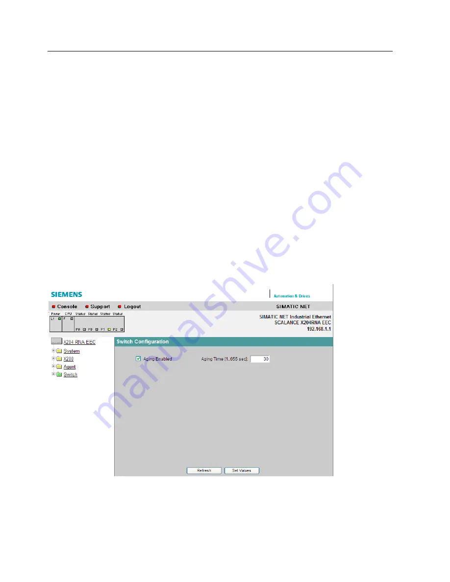 Siemens SCALANCE X204RNA EEC Скачать руководство пользователя страница 88