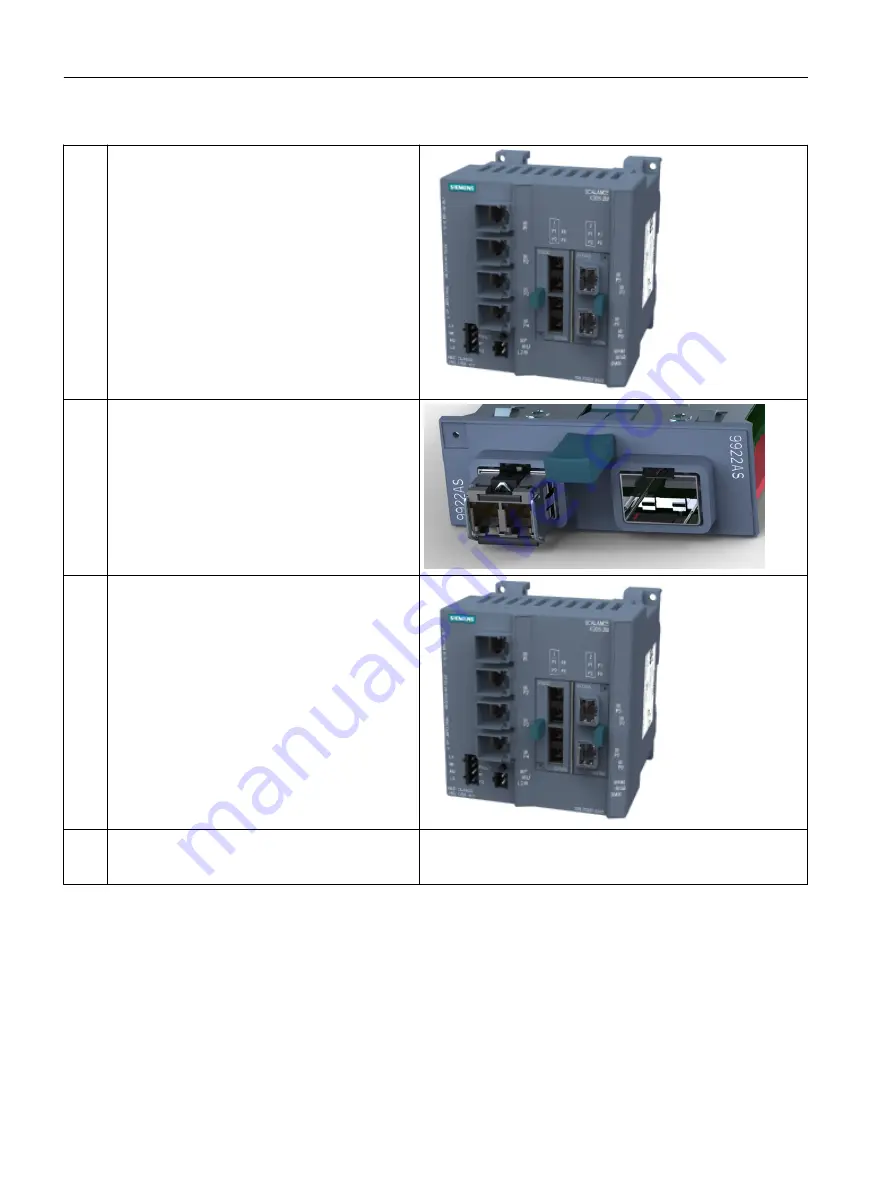 Siemens SCALANCE XR-300M PoE Series Compact Operating Instructions Download Page 46