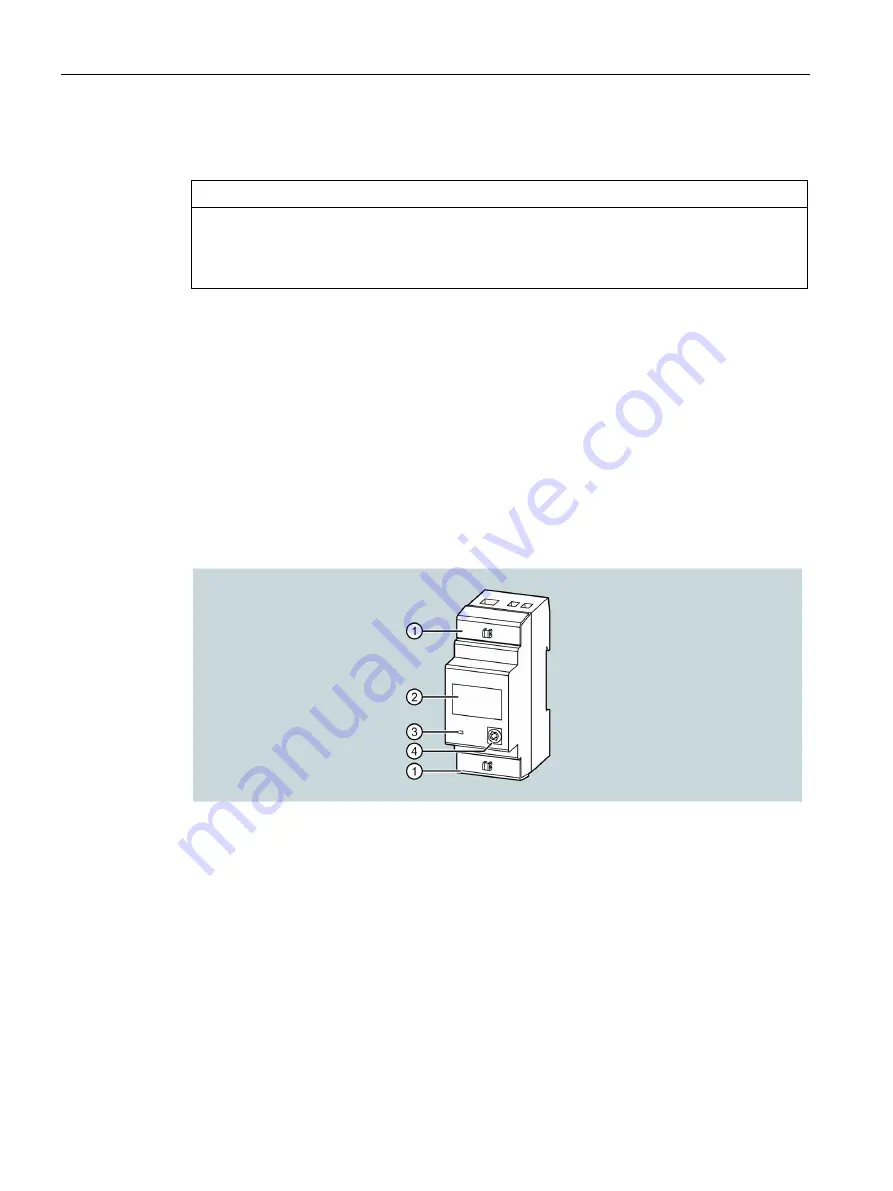 Siemens Sentron 7KT PAC 1600 Equipment Manual Download Page 20