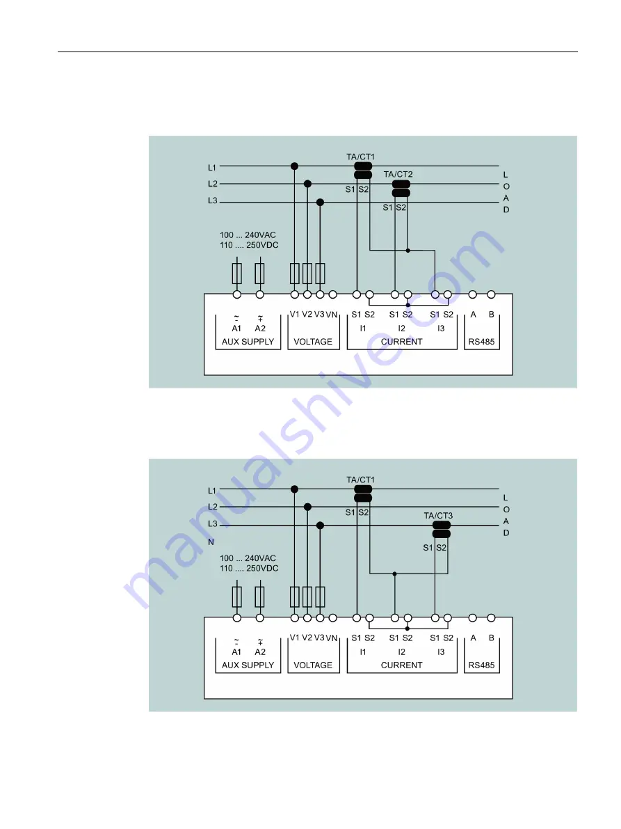 Siemens SENTRON 7KT PAC1600 Series Manual Download Page 47