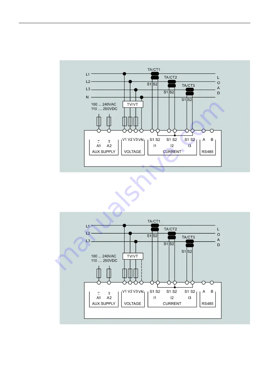 Siemens SENTRON 7KT PAC1600 Series Manual Download Page 48