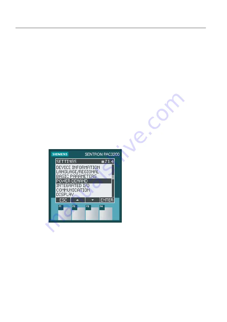 Siemens SENTRON PAC3200 Manual Download Page 128