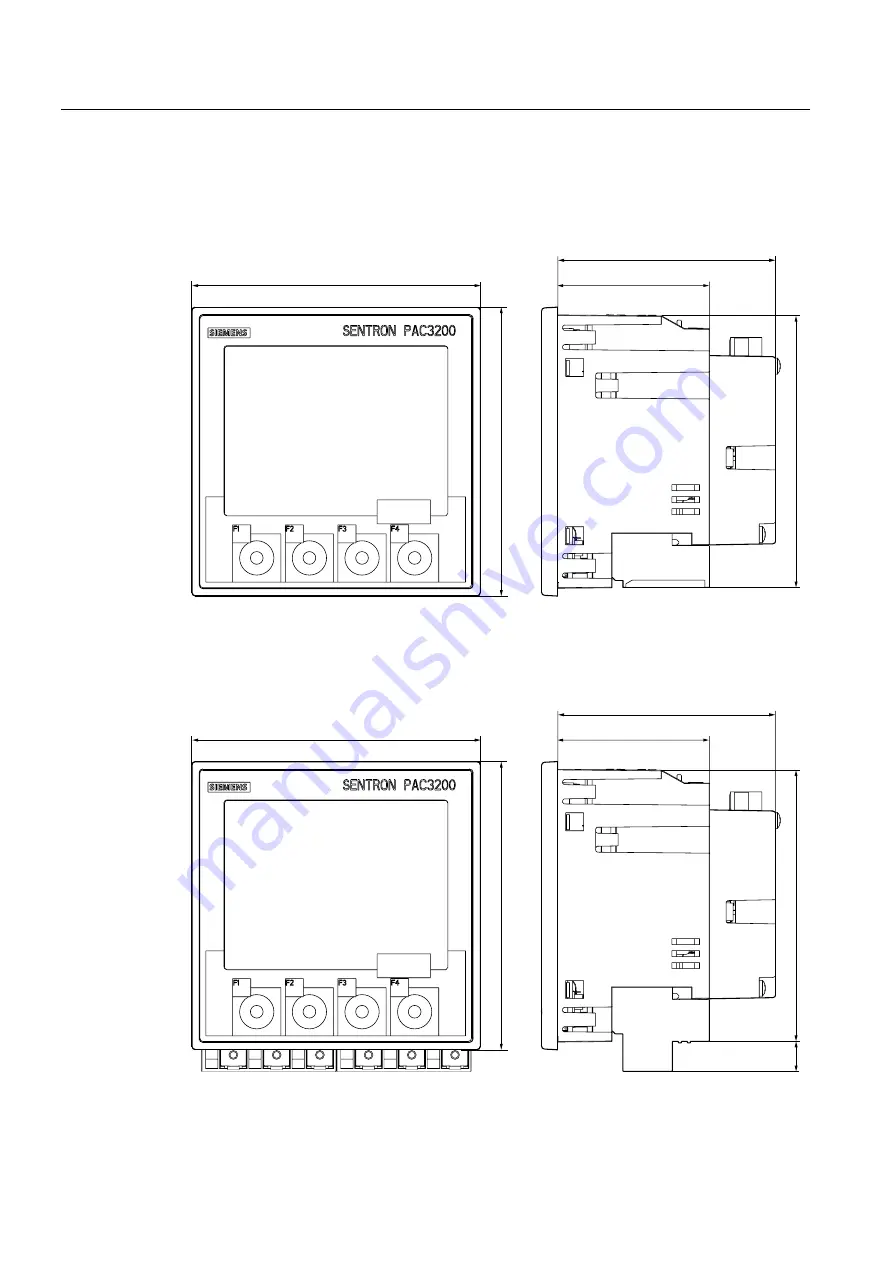 Siemens SENTRON PAC3200 Manual Download Page 168