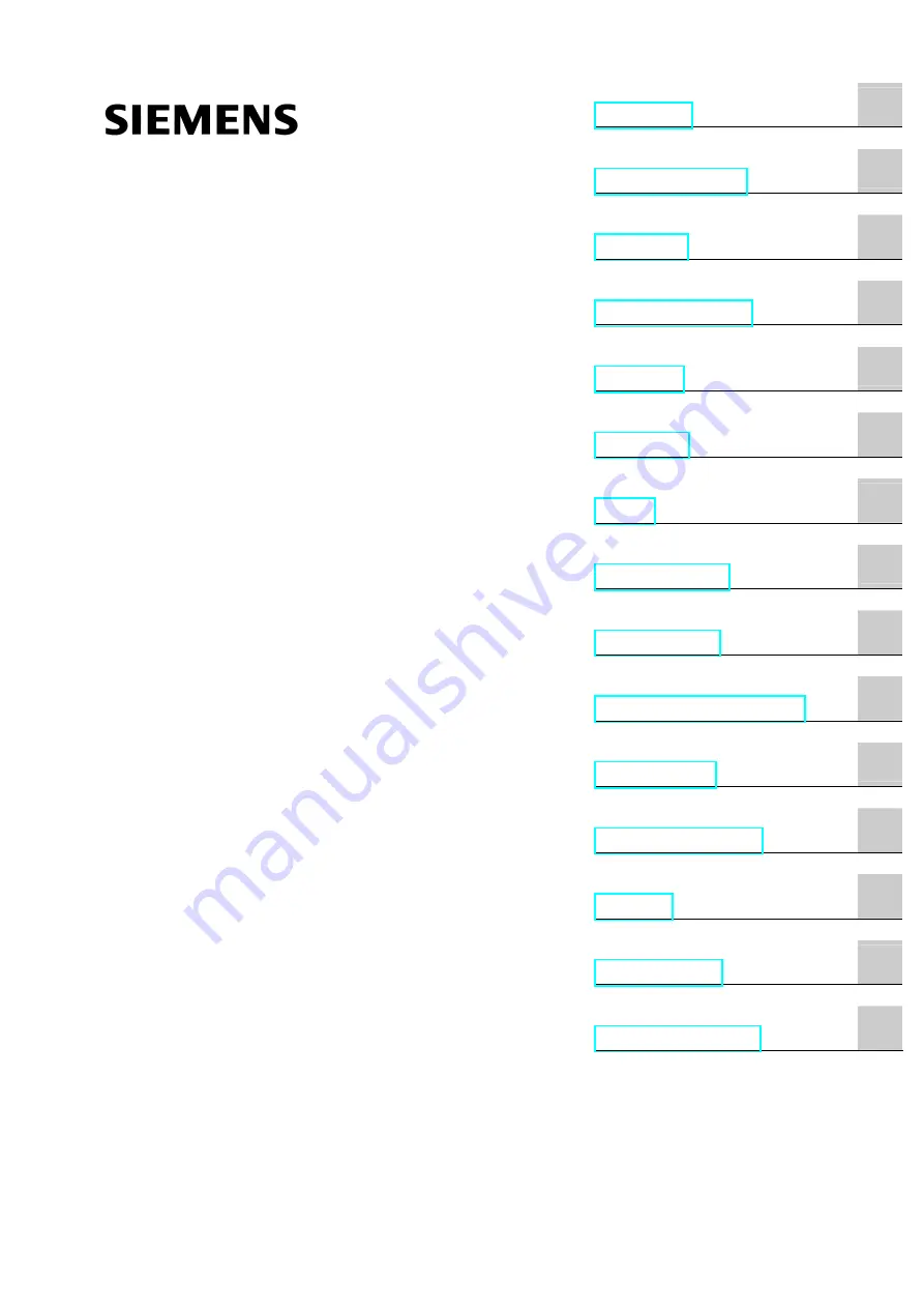 Siemens SENTRON PAC4200 Manual Download Page 1