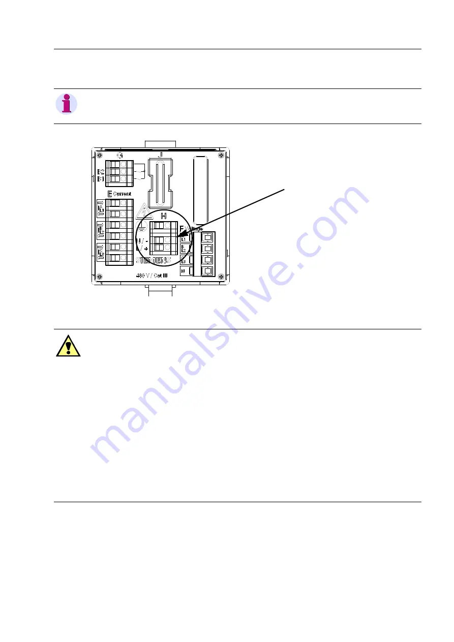 Siemens SENTRON PAC5100 Device Manual Download Page 75