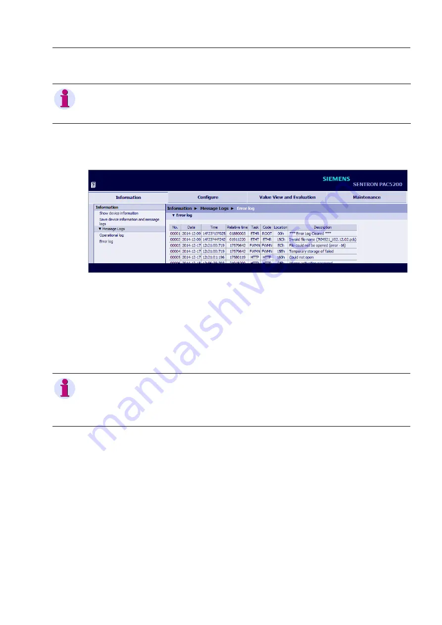 Siemens SENTRON PAC5100 Device Manual Download Page 105