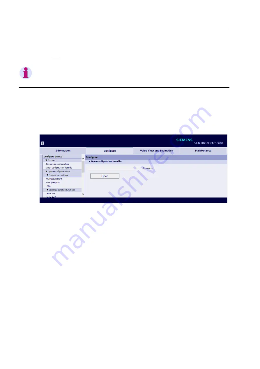 Siemens SENTRON PAC5100 Device Manual Download Page 108