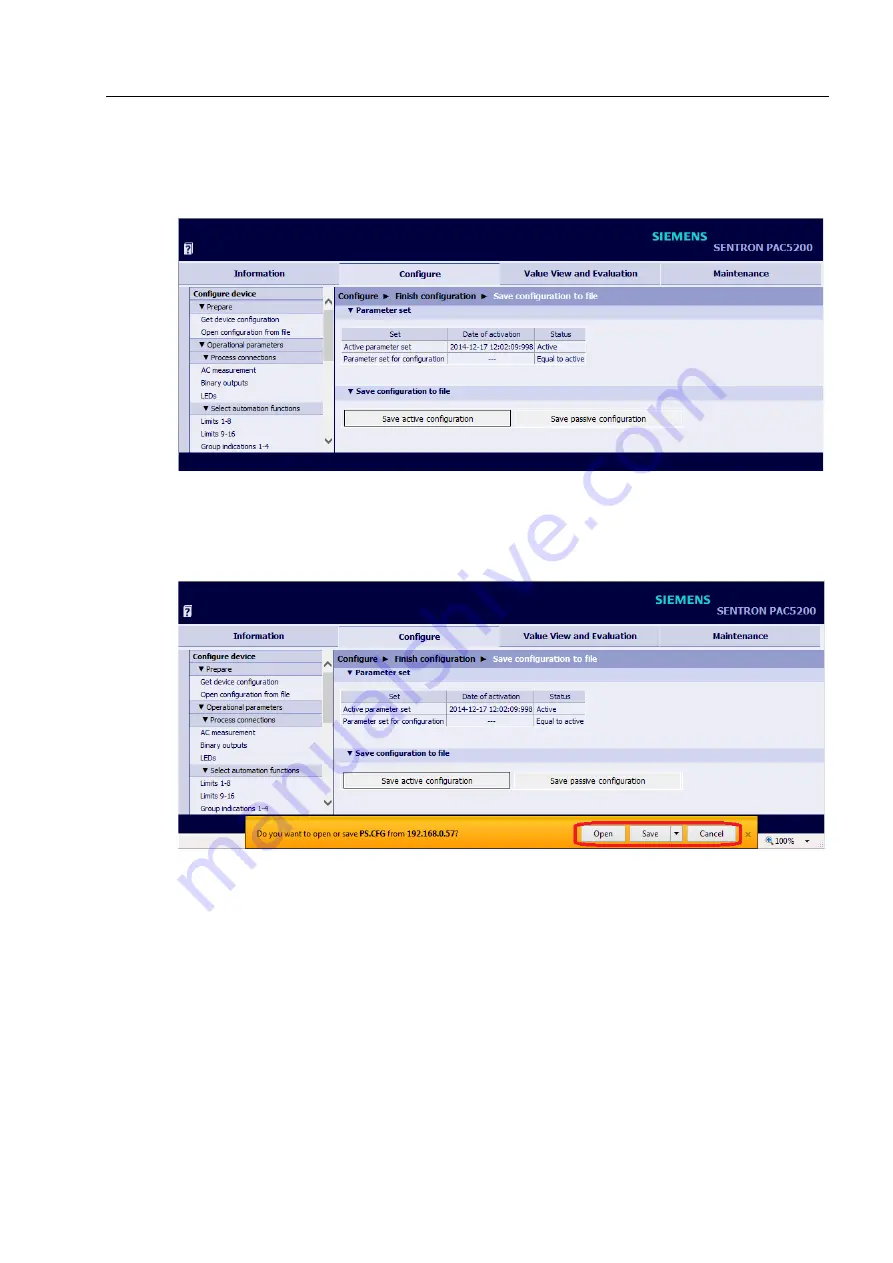 Siemens SENTRON PAC5100 Device Manual Download Page 111