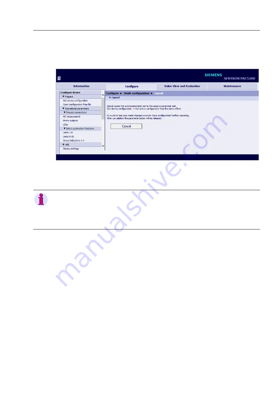 Siemens SENTRON PAC5100 Device Manual Download Page 113