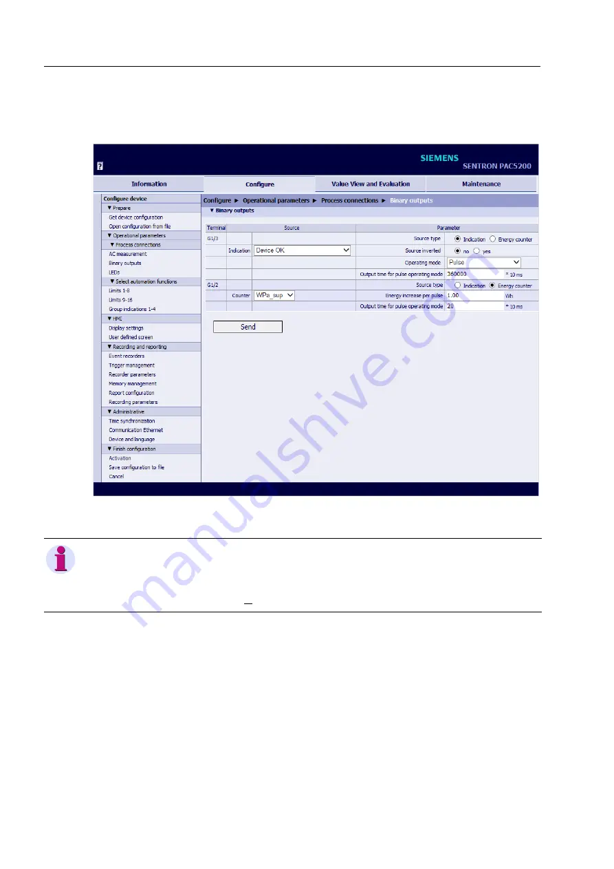 Siemens SENTRON PAC5100 Device Manual Download Page 120