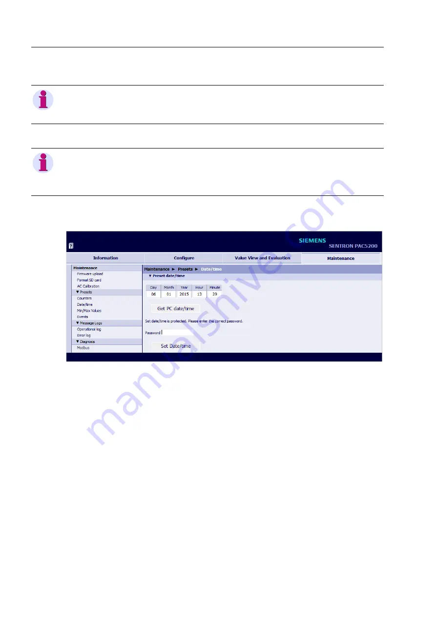 Siemens SENTRON PAC5100 Device Manual Download Page 178