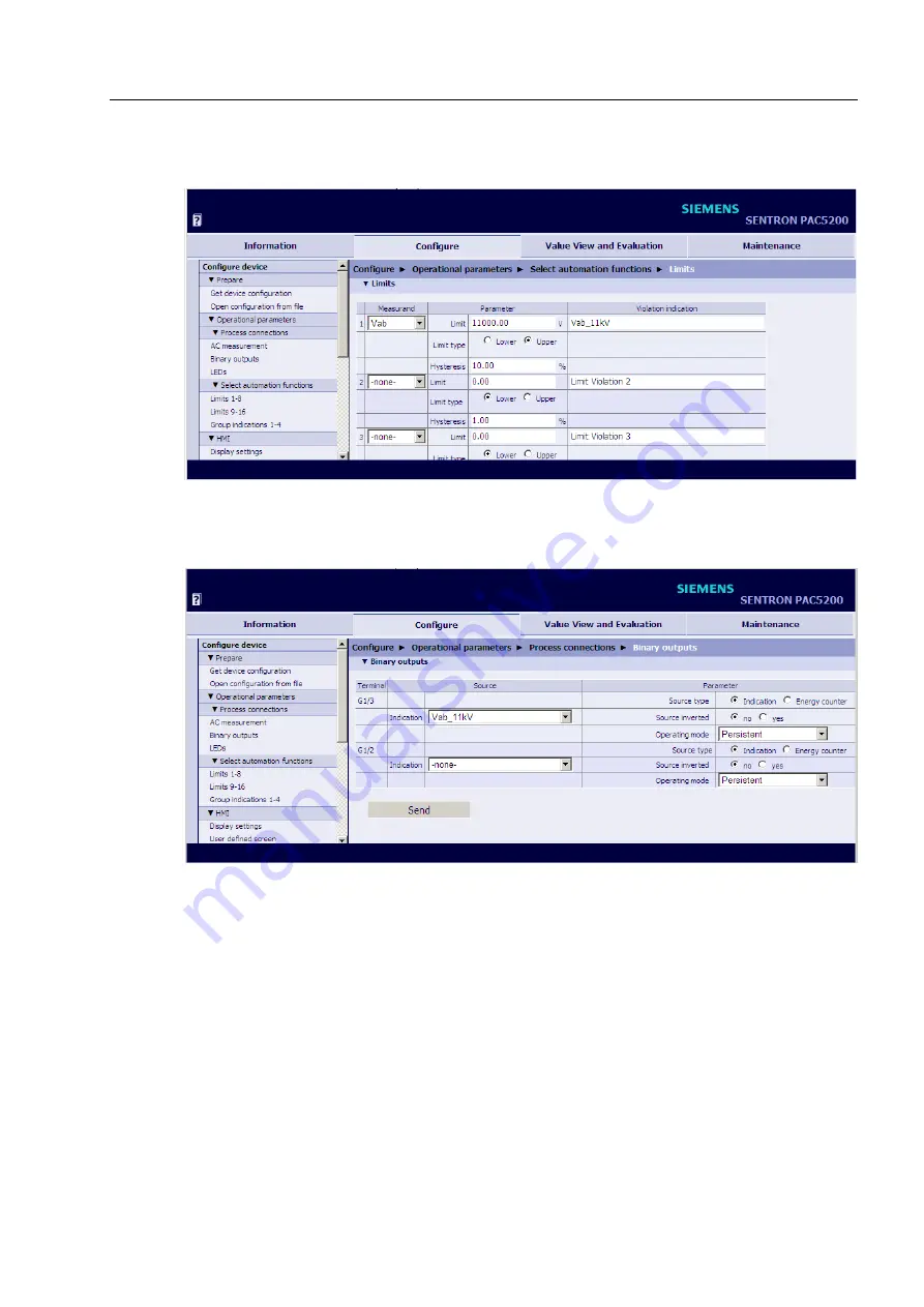 Siemens SENTRON PAC5100 Device Manual Download Page 187