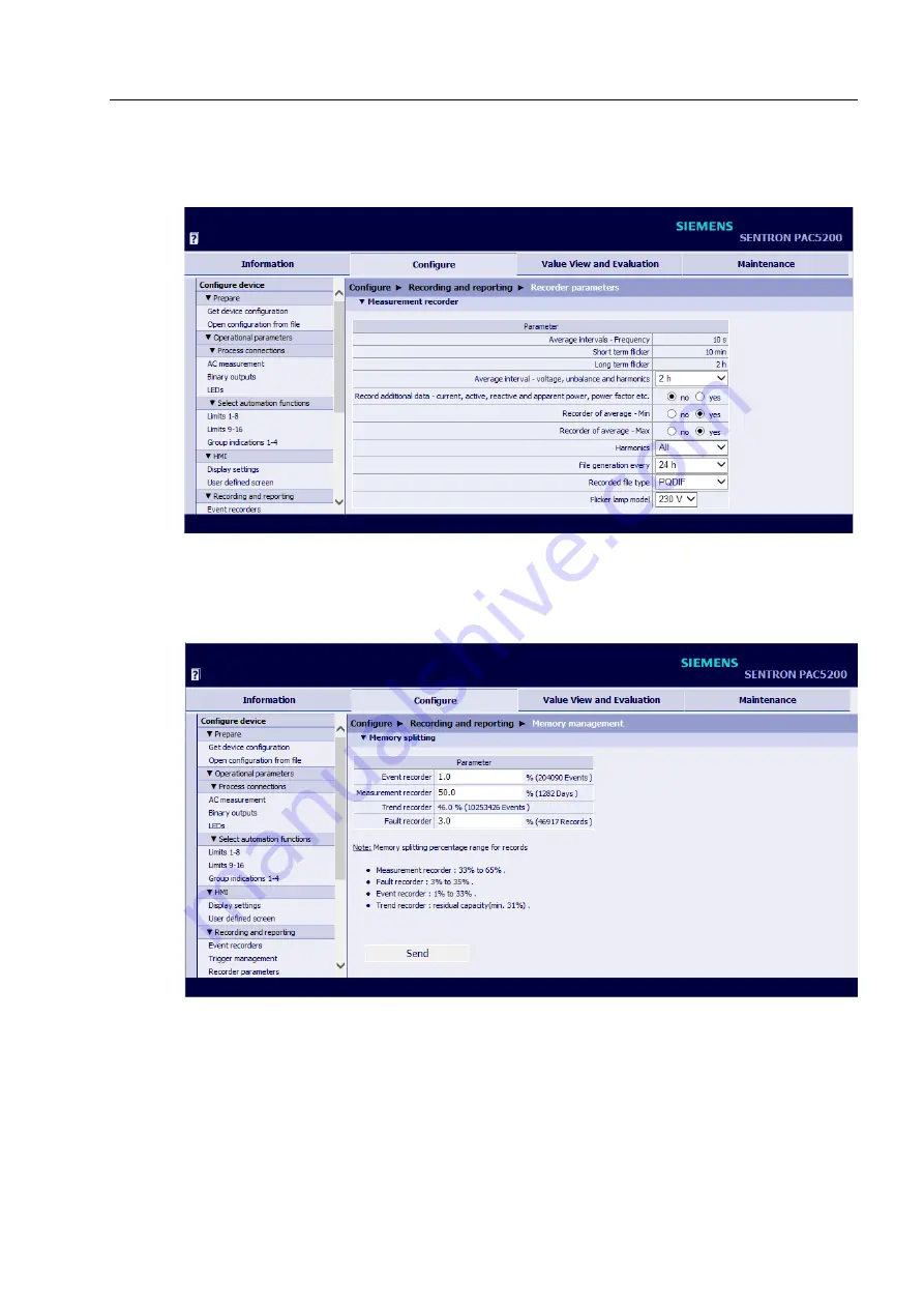 Siemens SENTRON PAC5100 Device Manual Download Page 189