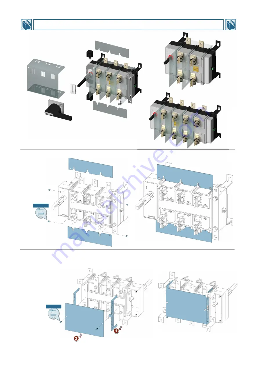 Siemens SENTRON SUPERSWITCH 3KL83 Series Operating Instructions Manual Download Page 4