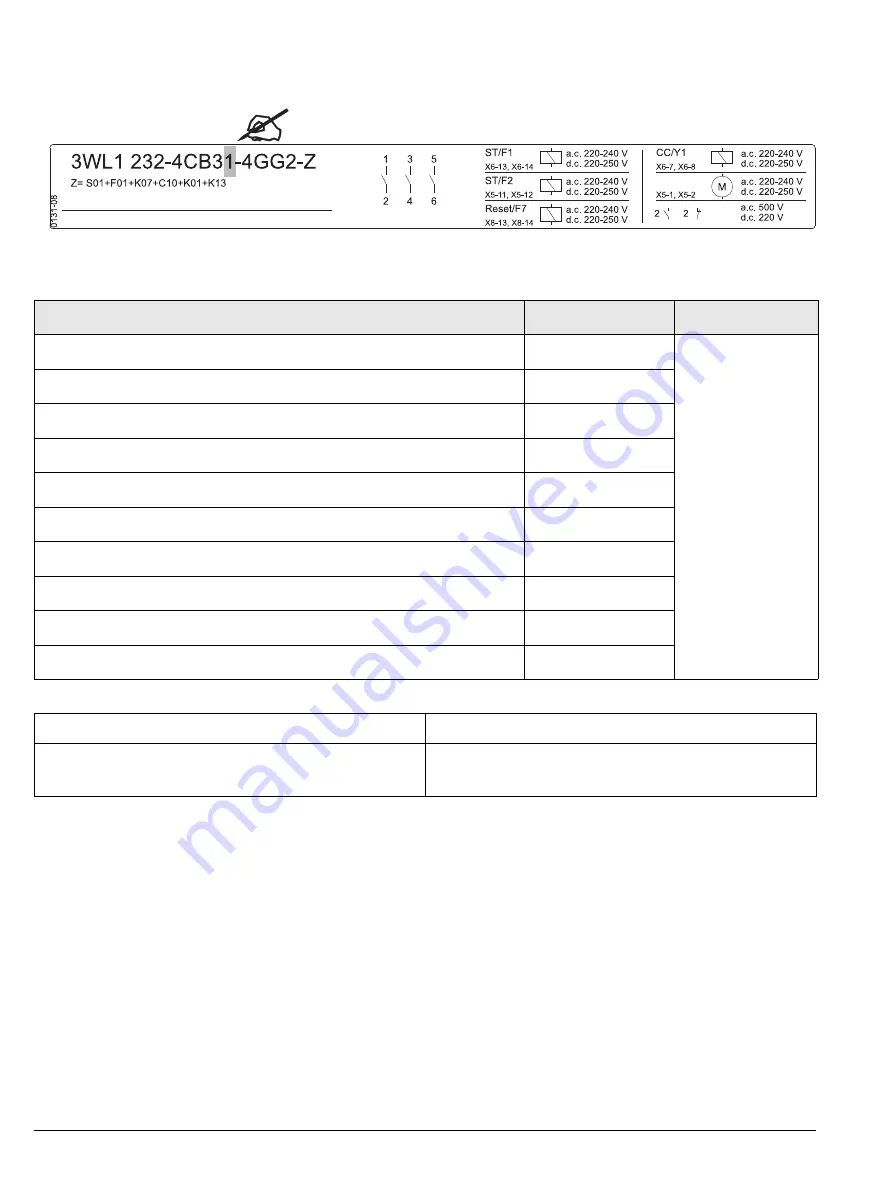 Siemens Sentron WL Operating Instructions Manual Download Page 50