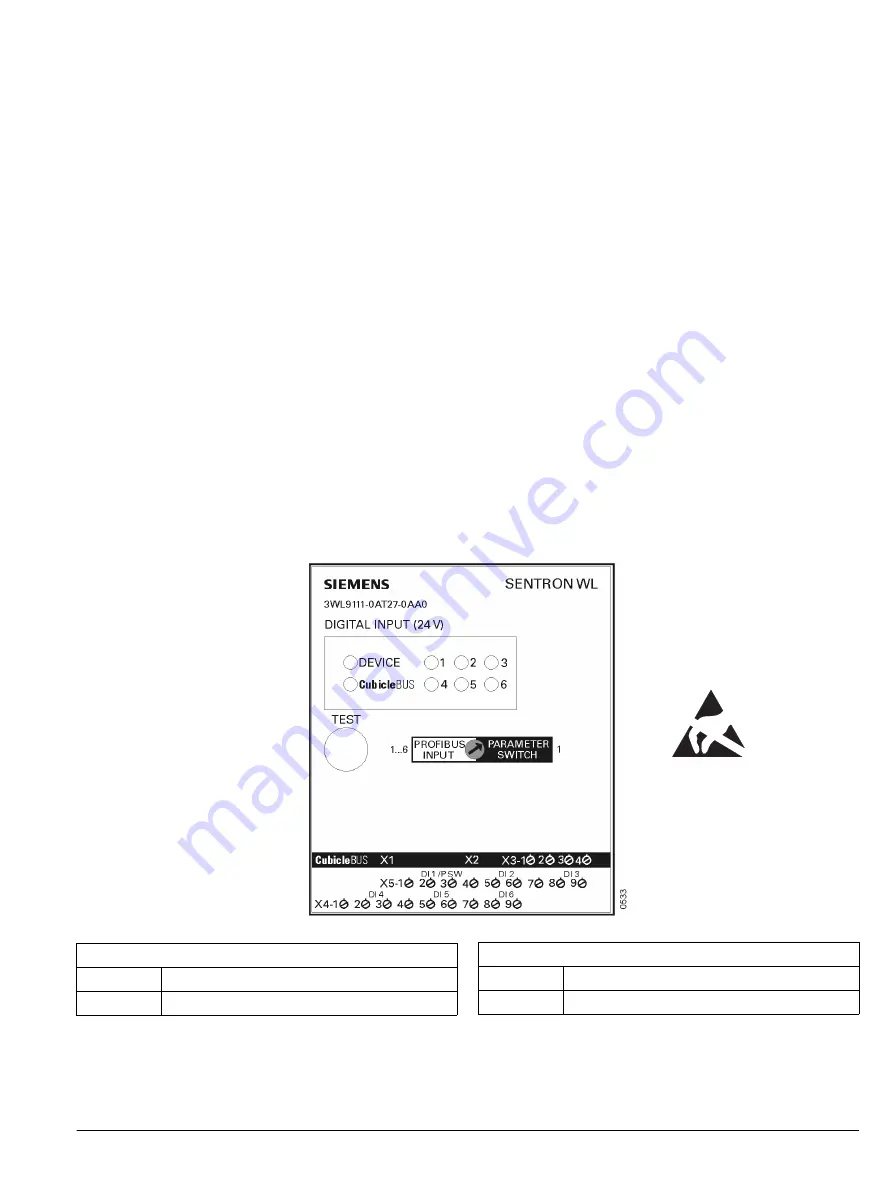 Siemens Sentron WL Operating Instructions Manual Download Page 191