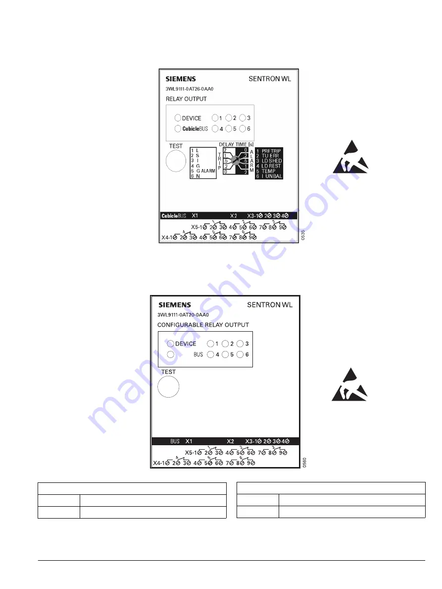 Siemens Sentron WL Operating Instructions Manual Download Page 193