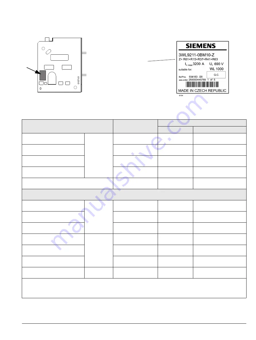 Siemens Sentron WL Operating Instructions Manual Download Page 319