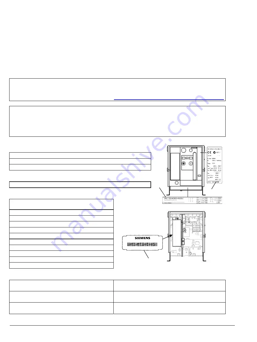 Siemens Sentron WL Operating Instructions Manual Download Page 370