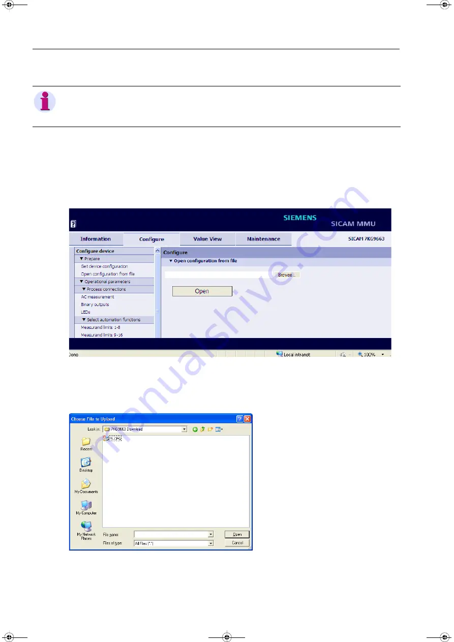 Siemens SICAM MMU 7KG9663 Device Manual Download Page 88