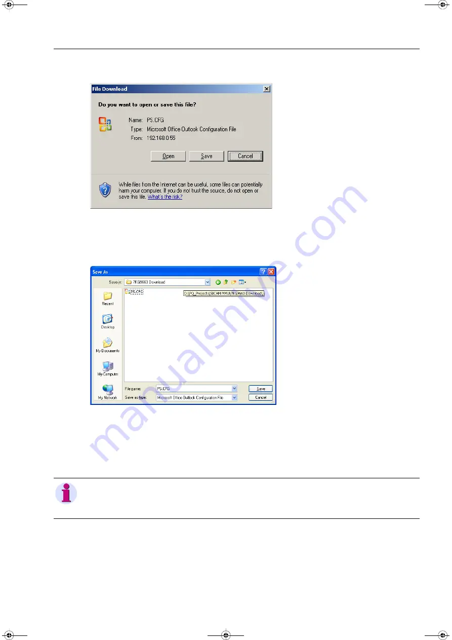 Siemens SICAM MMU 7KG9663 Device Manual Download Page 91