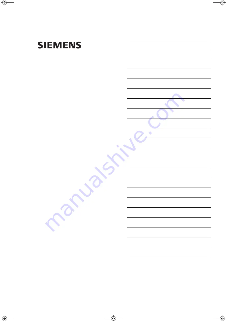 Siemens SICAM Q100 7KG95 Series Manual Download Page 1