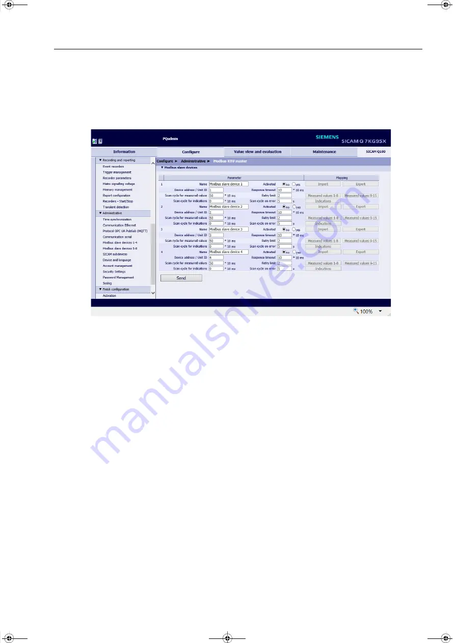 Siemens SICAM Q100 7KG95 Series Manual Download Page 241