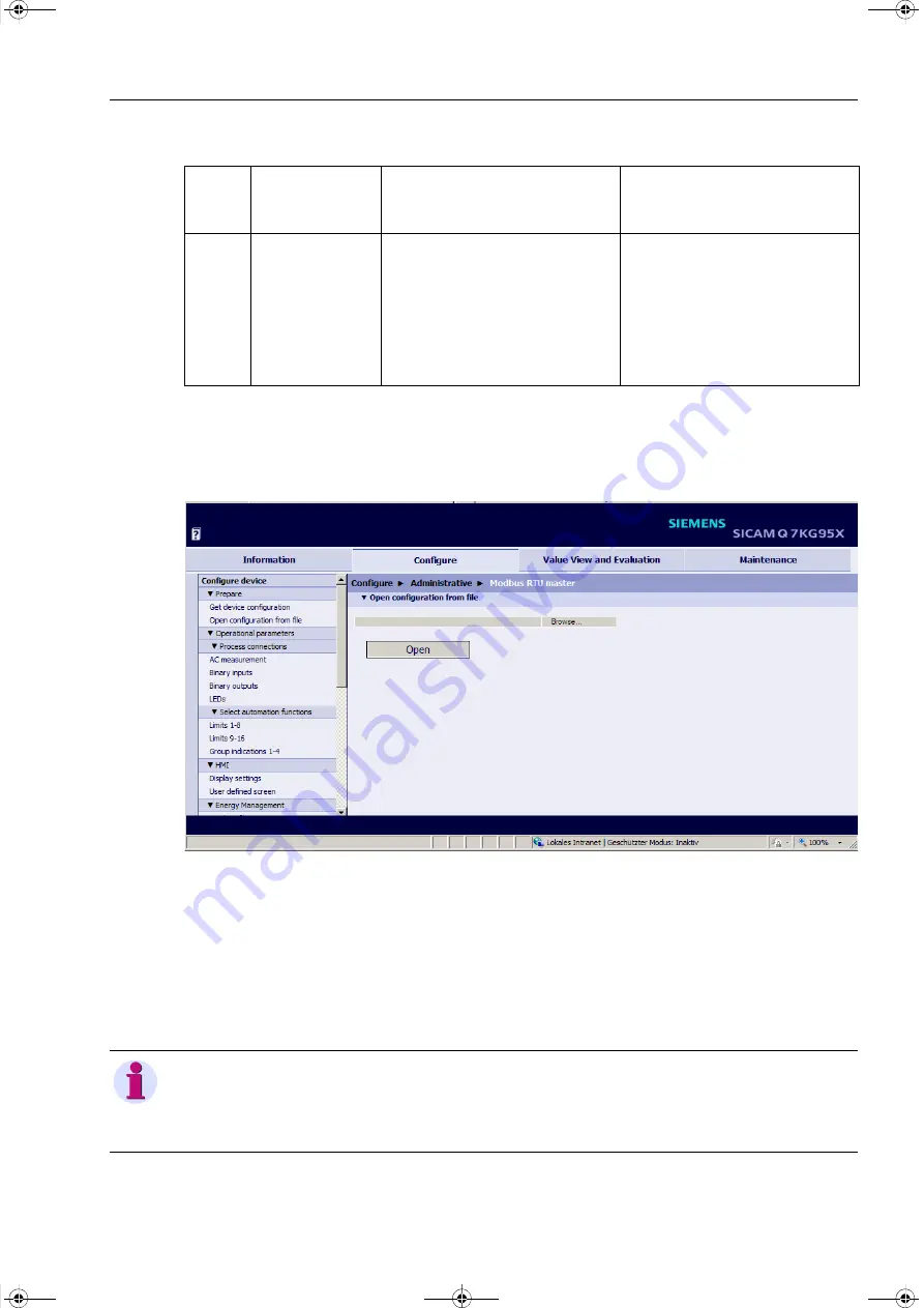 Siemens SICAM Q100 7KG95 Series Manual Download Page 251