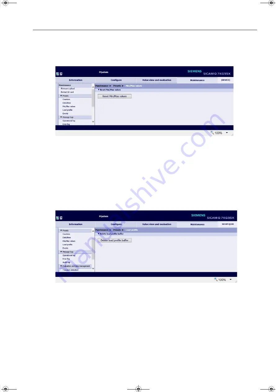 Siemens SICAM Q100 7KG95 Series Manual Download Page 311