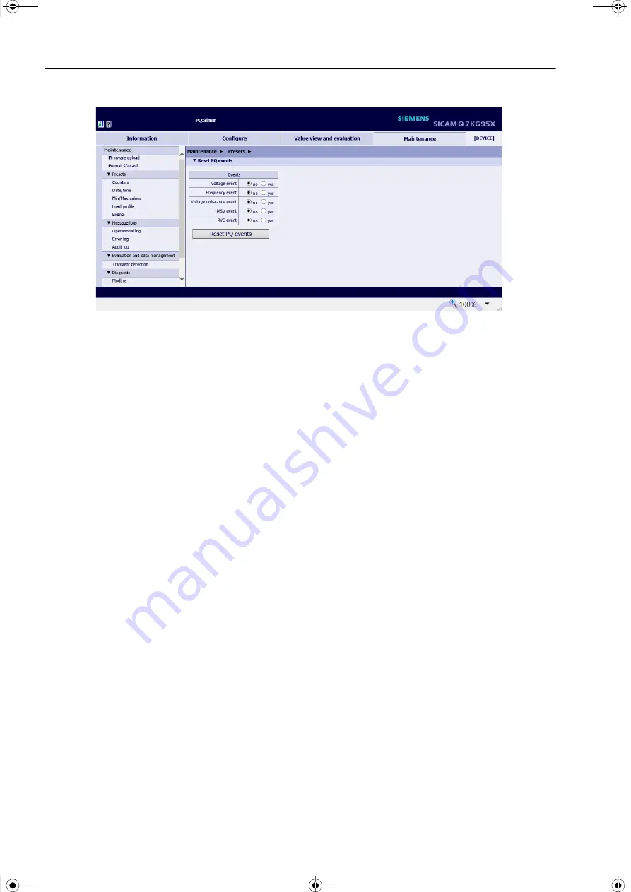 Siemens SICAM Q100 7KG95 Series Manual Download Page 312