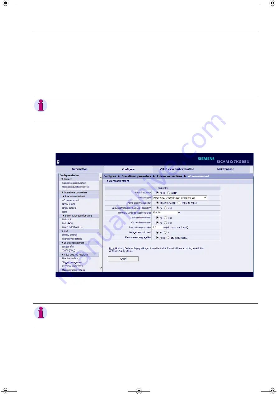 Siemens SICAM Q100 7KG95 Series Manual Download Page 329