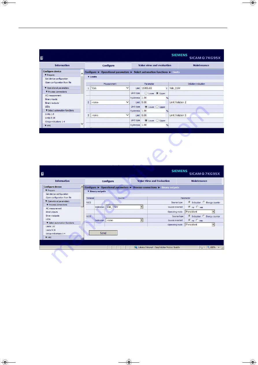 Siemens SICAM Q100 7KG95 Series Manual Download Page 330