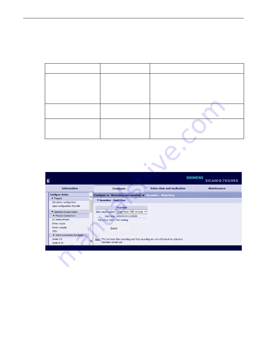 Siemens SICAM Q100 Device Manual Download Page 182