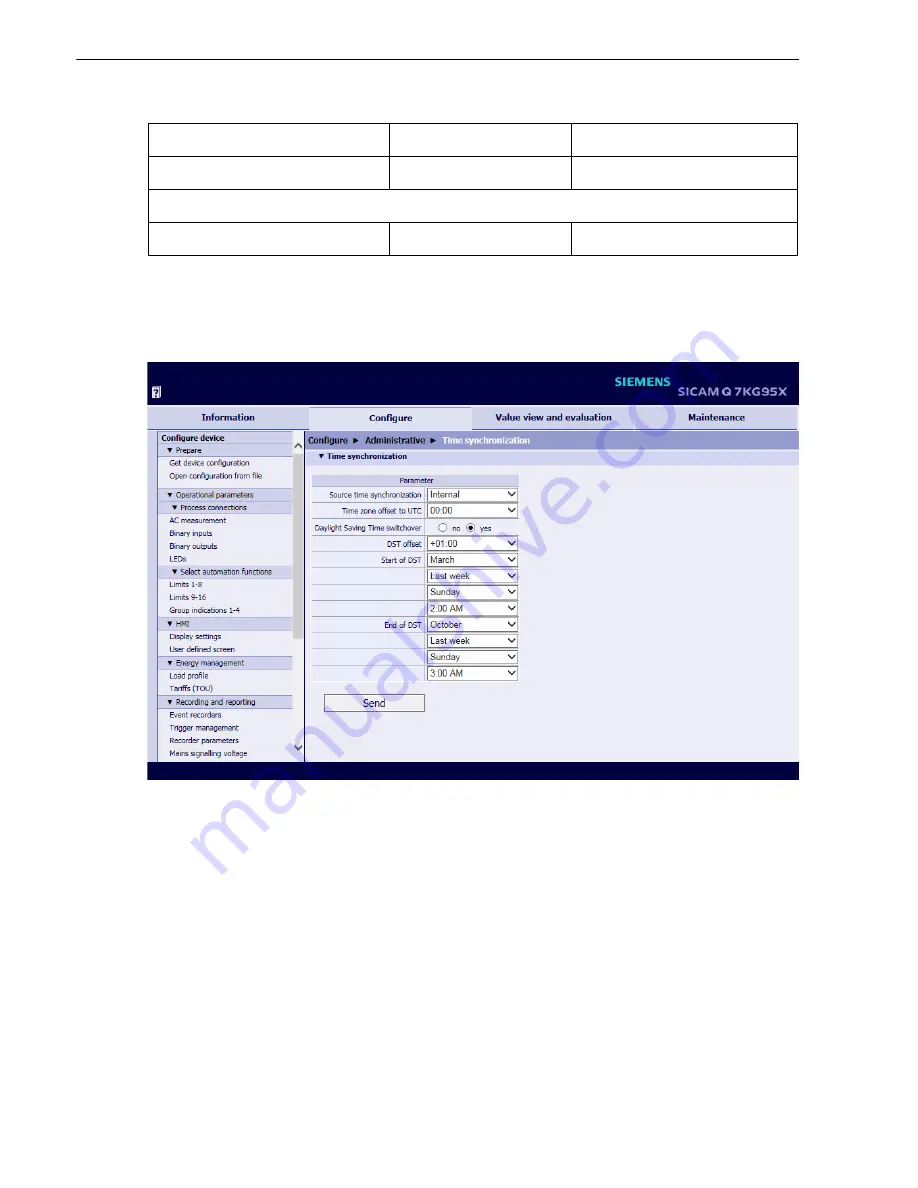 Siemens SICAM Q100 Device Manual Download Page 186