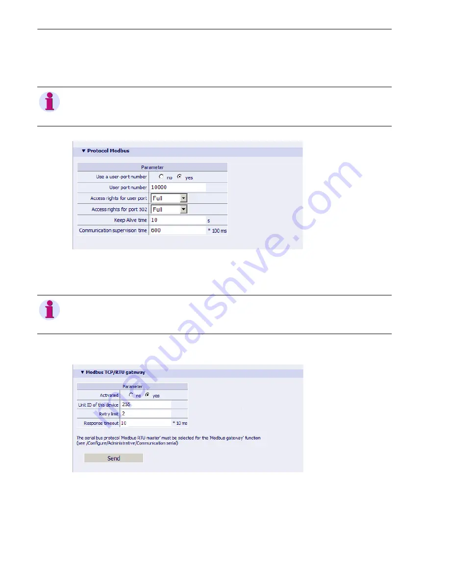 Siemens SICAM Q100 Device Manual Download Page 190