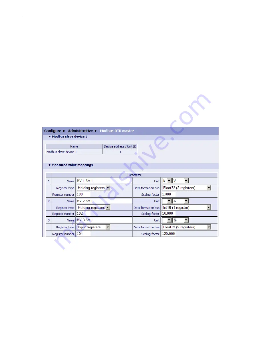 Siemens SICAM Q100 Device Manual Download Page 206