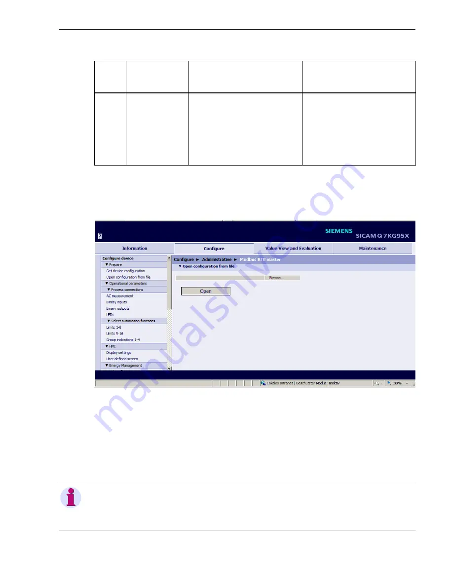 Siemens SICAM Q100 Device Manual Download Page 209