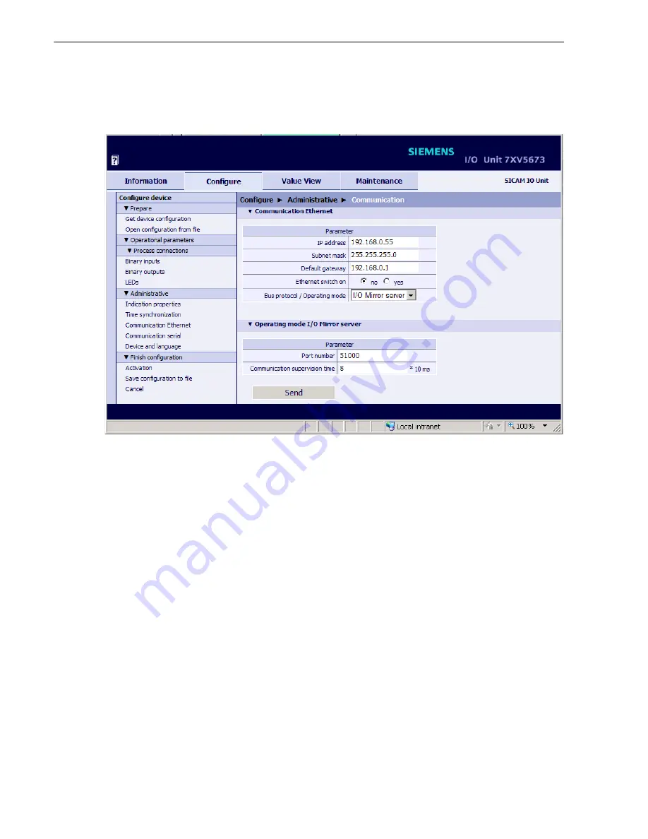 Siemens SICAM Q100 Device Manual Download Page 214