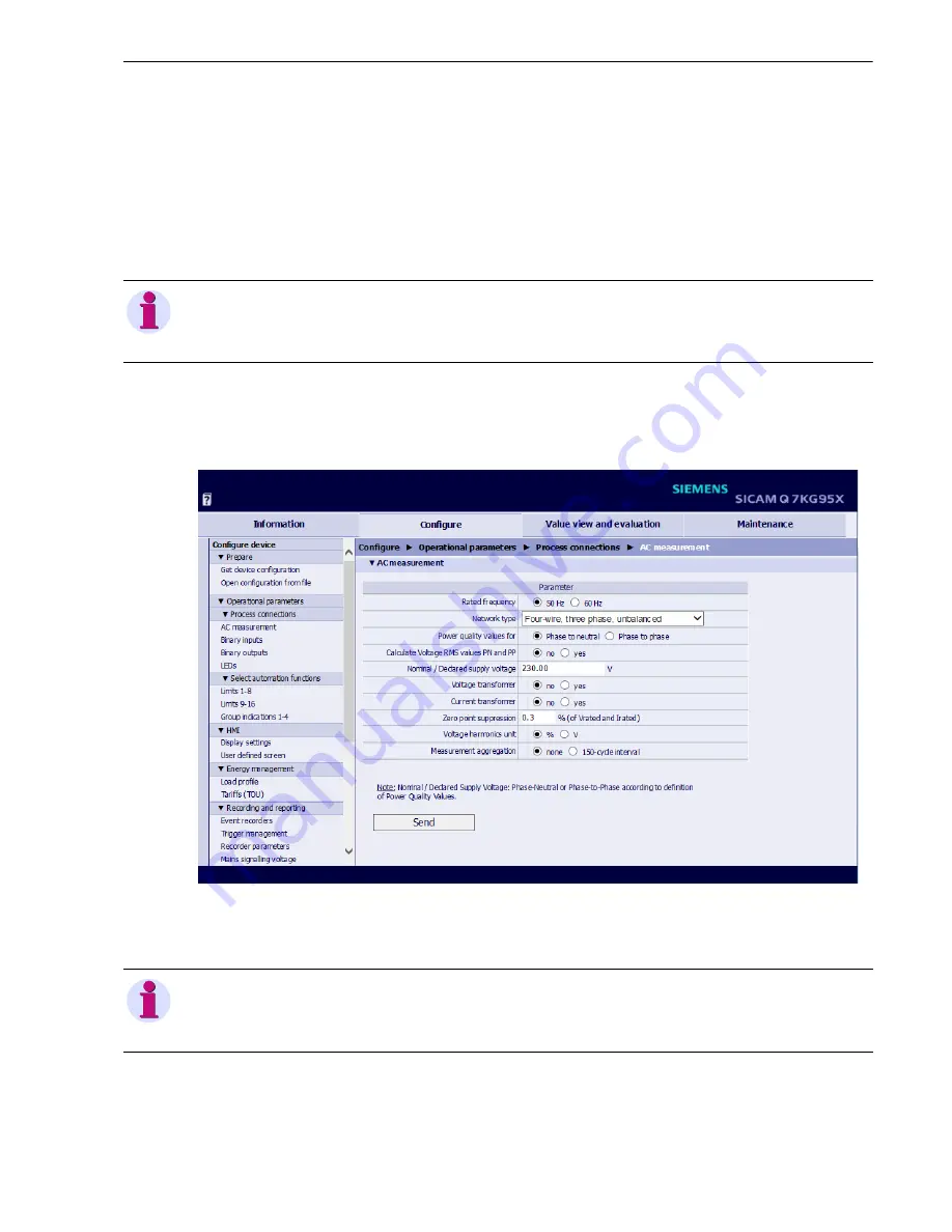 Siemens SICAM Q100 Device Manual Download Page 269