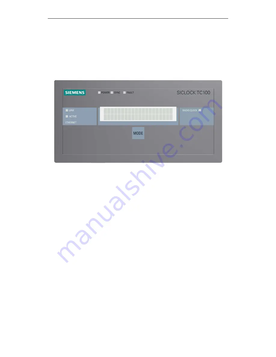 Siemens SICLOCK TC100 Operating Instructions Manual Download Page 22