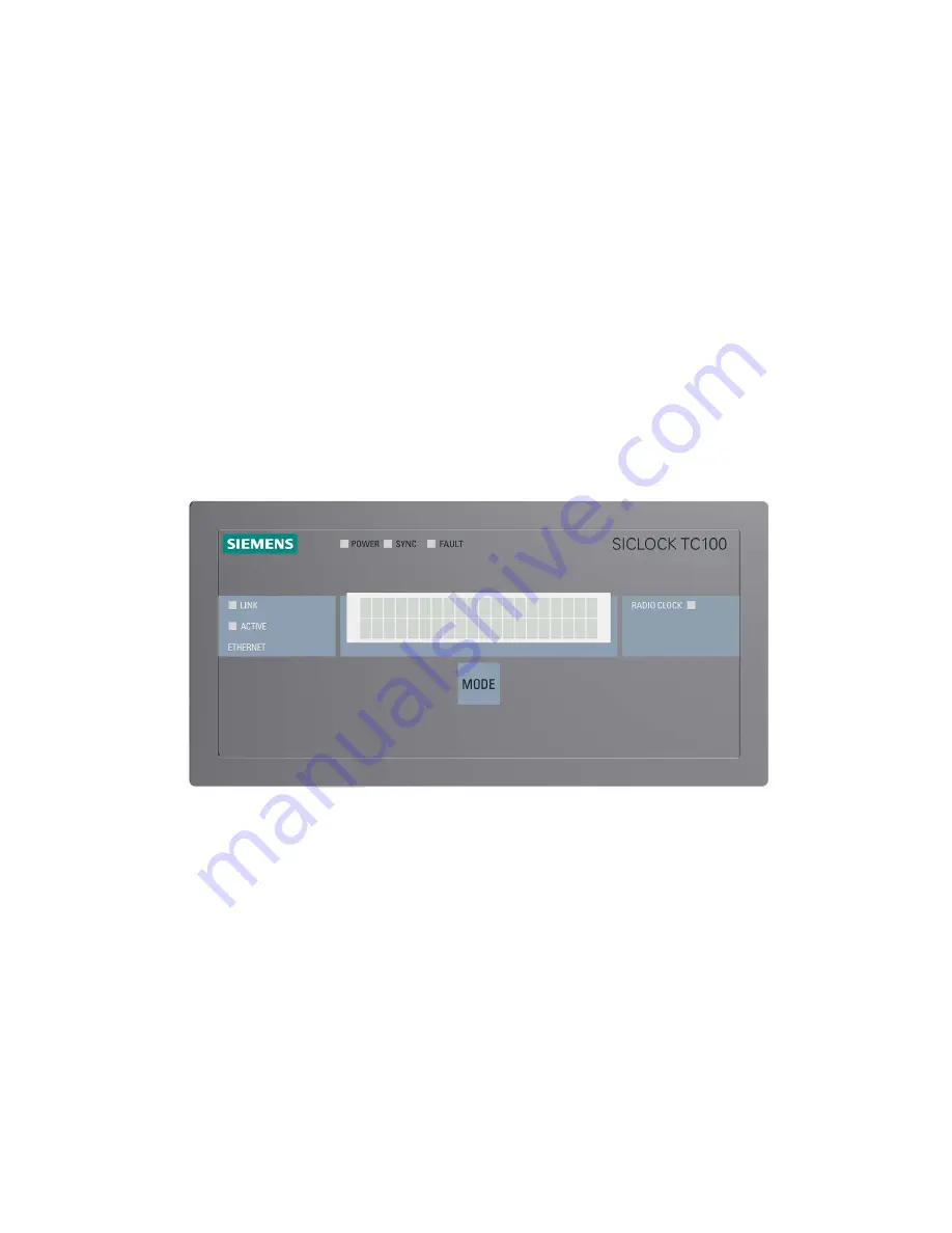 Siemens SICLOCK TC100 Operating Instructions Manual Download Page 68