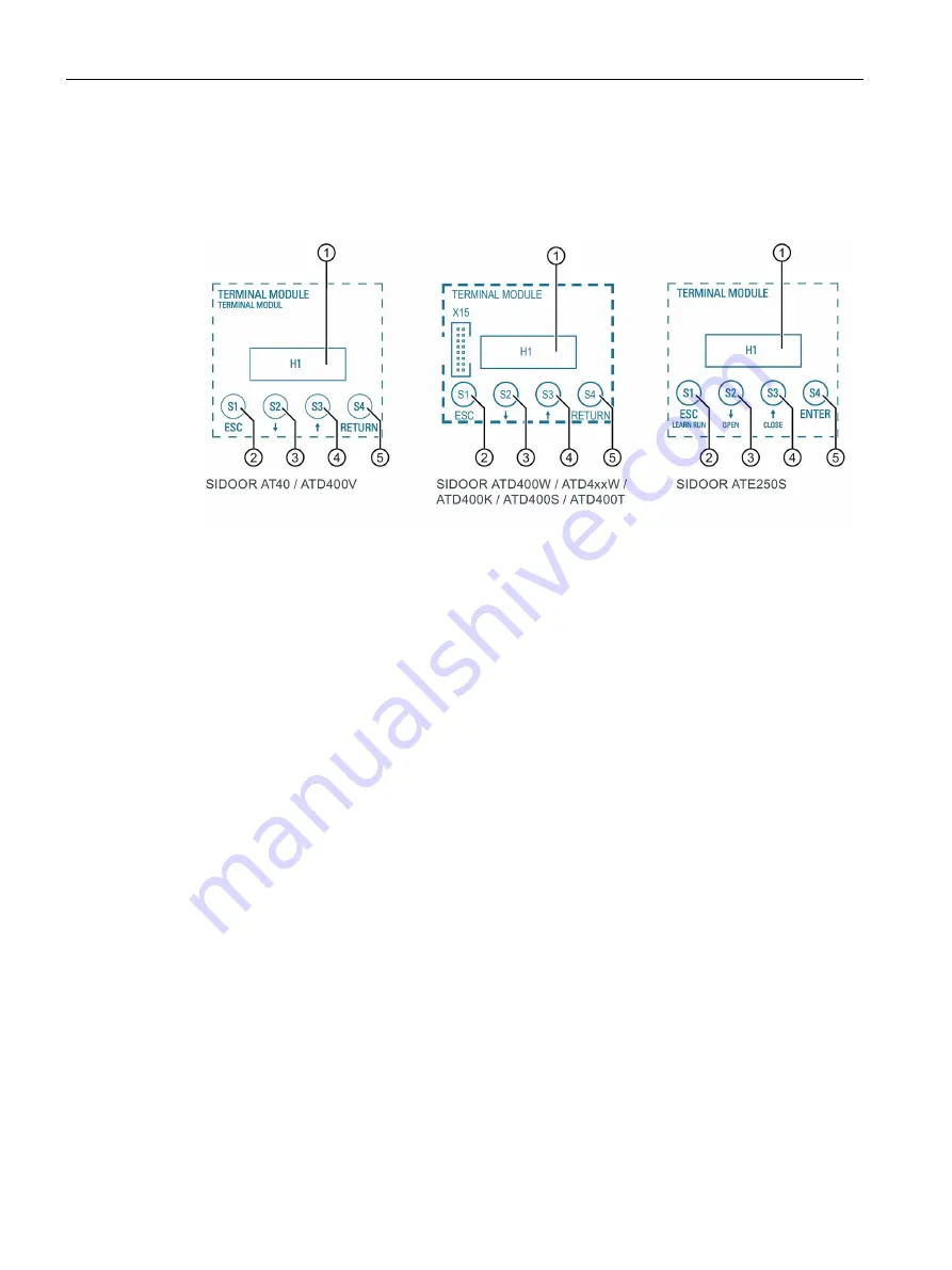 Siemens SIDOOR AT40 System Manual Download Page 116