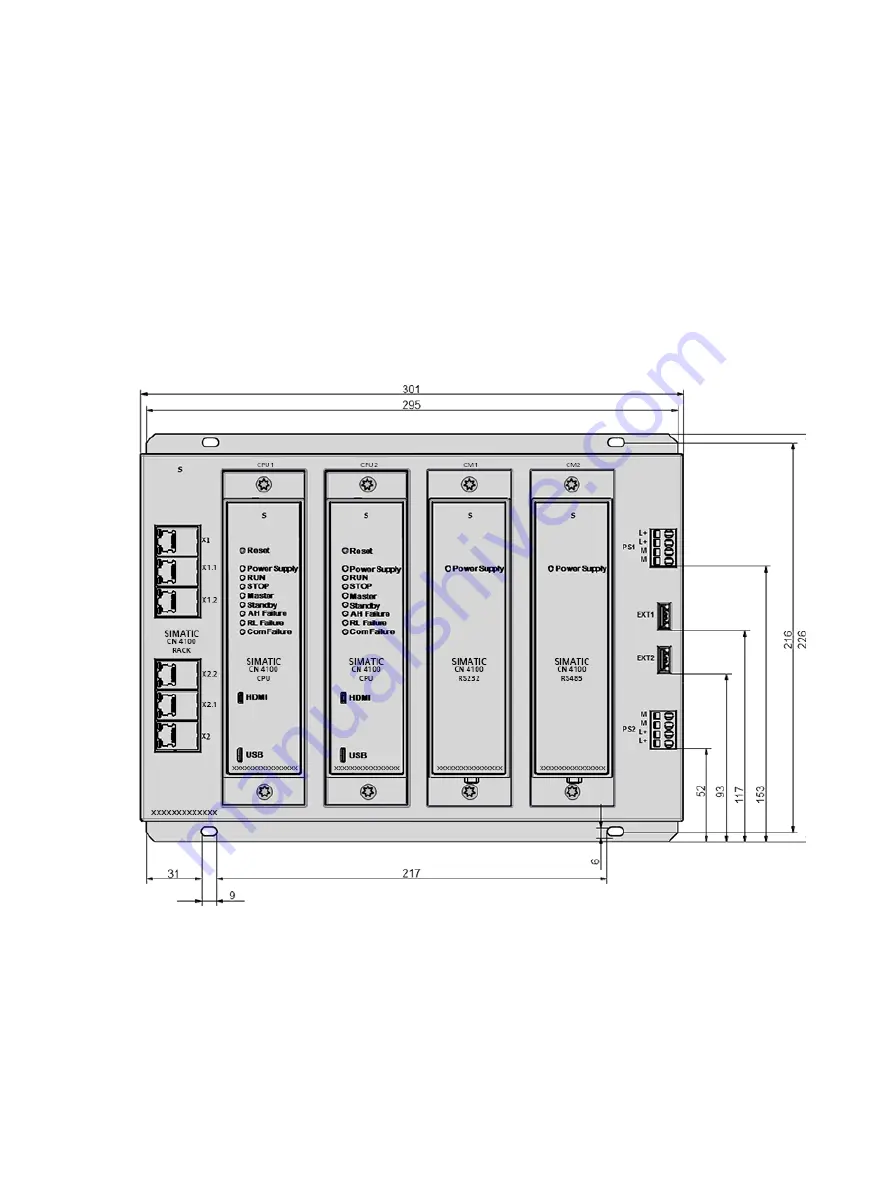 Siemens SIMATIC CN 4100 Equipment Manual Download Page 67