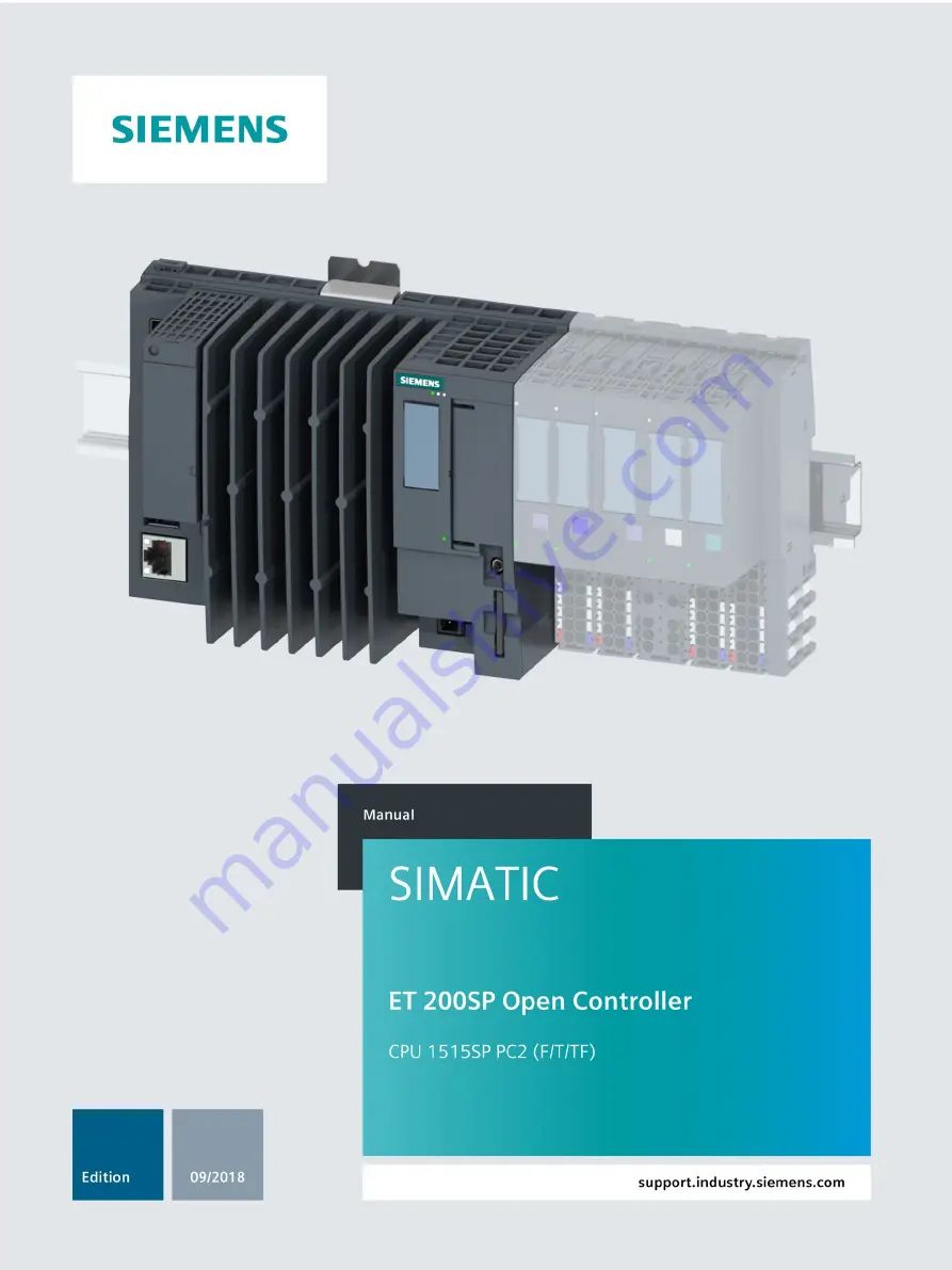 Siemens SIMATIC CPU 1515SP PC2 F Скачать руководство пользователя страница 1