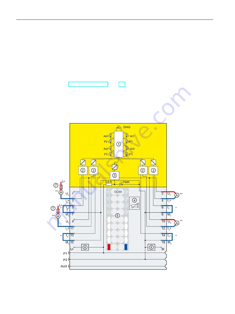 Siemens SIMATIC ET 200SP F-AI 4xI 0(4) 20mA 2-/4-wire HF Series Скачать руководство пользователя страница 44